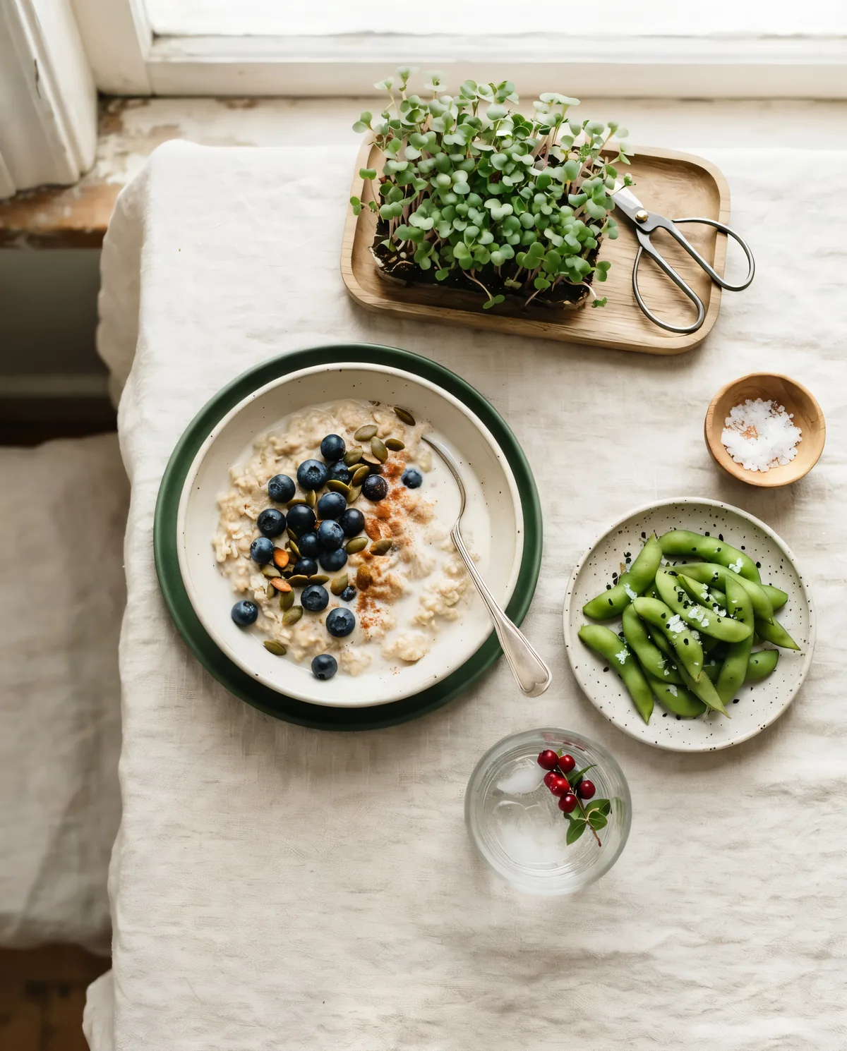 A fortified oat breakfast with blueberries, the easiest B12 habit of the day